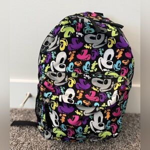 Disney park exclusive all over Mickey Mouse print Backpack READ